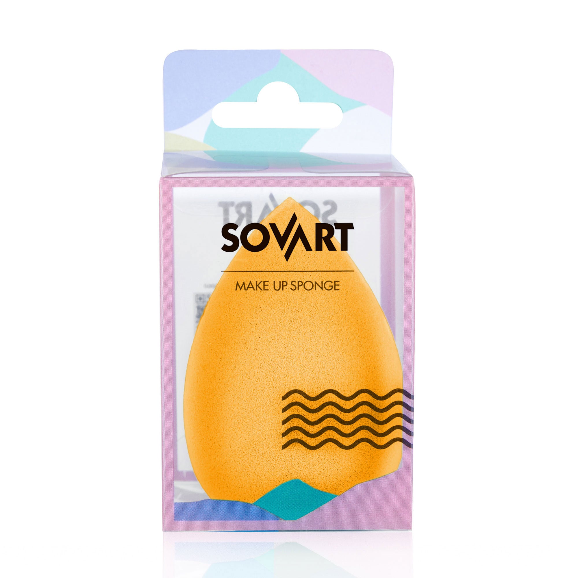 Б'юті-блендер для макіяжу Sovart крапля, помаранчевий, 1 шт